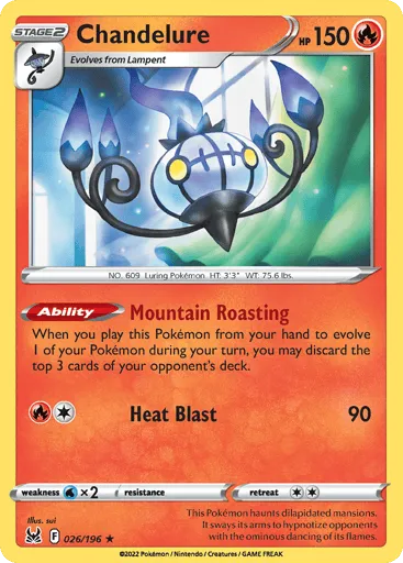 Chandelure 026/196 Lost Origin