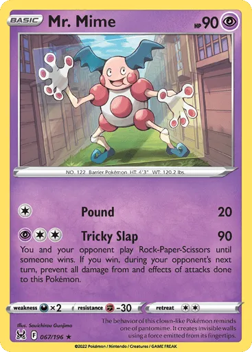 Mr. Mime 067/196 Lost Origin