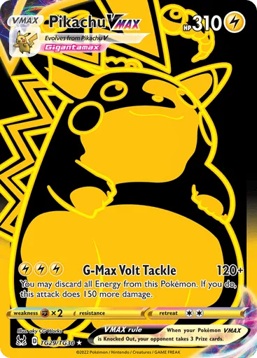 Pikachu VMAX TG29/TG30 Lost Origin Trainer Gallery