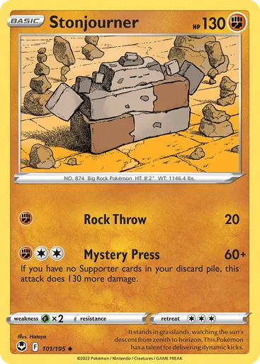 Stonjourner 101/195 Silver Tempest