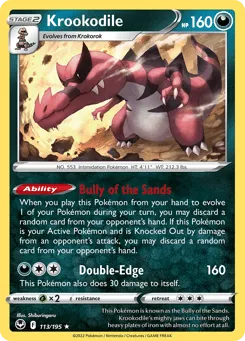 Krookodile 113/195 Silver Tempest