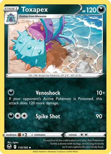 Toxapex 115/195 Silver Tempest