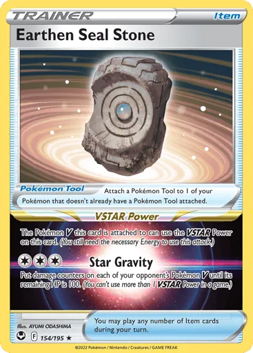 Earthen Seal Stone 154/195 Silver Tempest