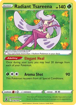 Radiant Tsareena 016/195 Silver Tempest