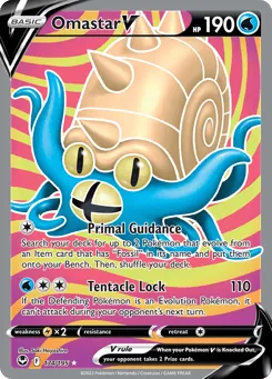 Omastar V 174/195 Silver Tempest