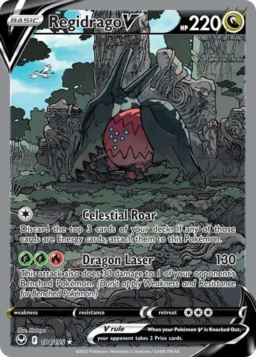 Regidrago V 184/195 Silver Tempest