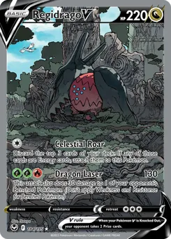 Regidrago V 184/195 Silver Tempest