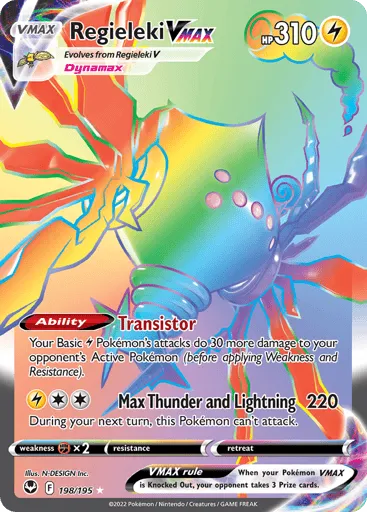 Regieleki VMAX 198/195 Silver Tempest