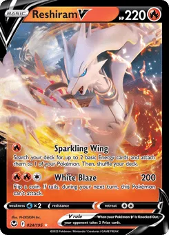 Reshiram V 024/195 Silver Tempest
