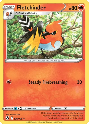 Fletchinder 028/195 Silver Tempest