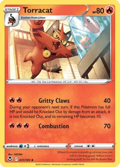 Torracat 031/195 Silver Tempest