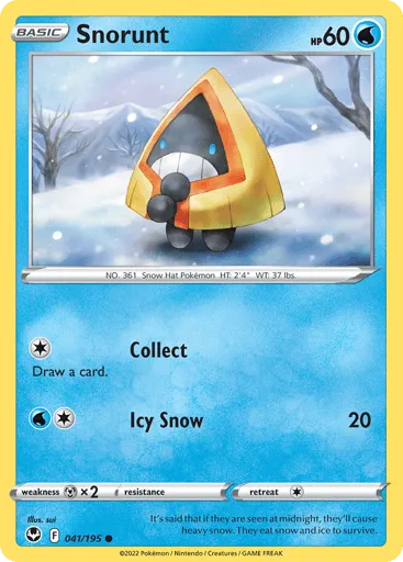 Snorunt 041/195 Silver Tempest