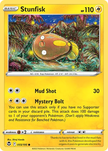 Stunfisk 055/195 Silver Tempest
