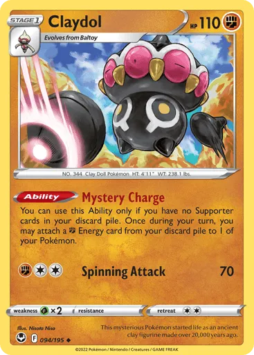 Claydol 094/195 Silver Tempest