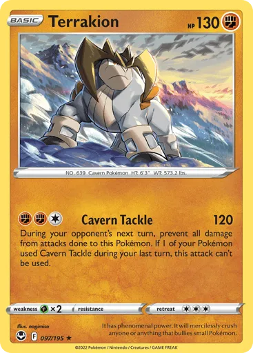 Terrakion 097/195 Silver Tempest