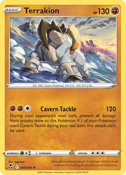Terrakion 097/195 Silver Tempest