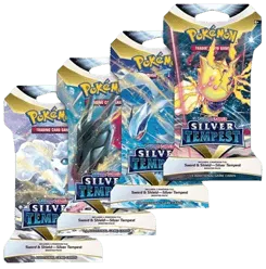 Silver Tempest Sleeved Booster Pack Art Bundle (Set of 4)