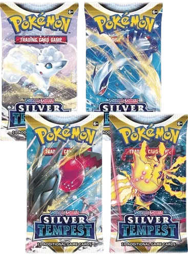 Silver Tempest Booster Pack Art Bundle (Set of 4)
