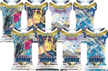 Silver Tempest Sleeved Booster Pack Bundle (Set of 8)