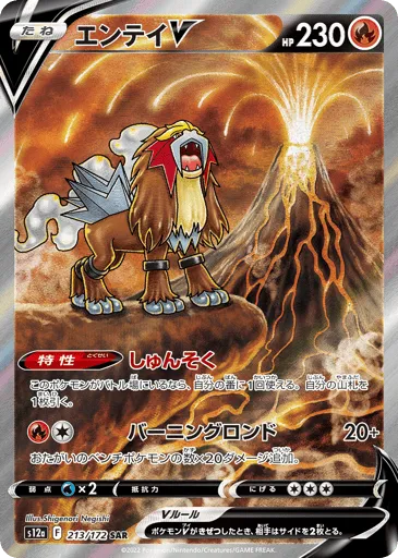 Entei V 213/172 VSTAR Universe
