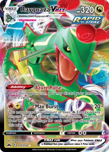 Rayquaza VMAX 101/159 Crown Zenith