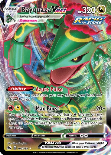 Rayquaza VMAX 102/159 Crown Zenith
