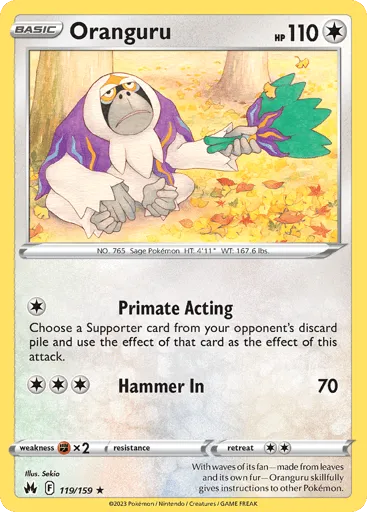 Oranguru 119/159 Crown Zenith