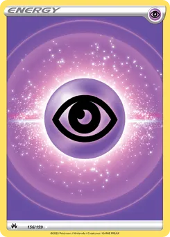 Psychic Energy 156/159 Crown Zenith