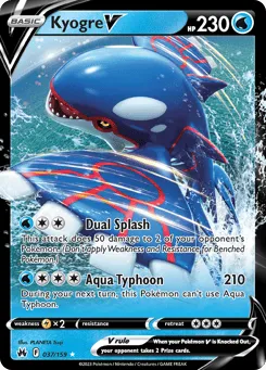 Kyogre V 037/159 Crown Zenith
