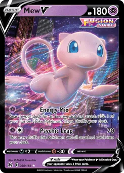Mew V 060/159 Crown Zenith