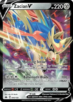 Zacian V 095/159 Crown Zenith