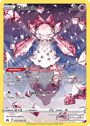 Diancie GG13/GG70 Crown Zenith Galarian Gallery