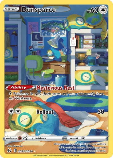 Dunsparce GG23/GG70 Crown Zenith Galarian Gallery