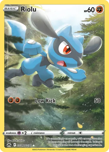 Riolu GG26/GG70 Crown Zenith Galarian Gallery