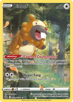 Bidoof GG29/GG70 Crown Zenith Galarian Gallery