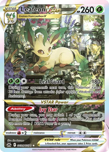 Leafeon VSTAR GG35/GG70 Crown Zenith Galarian Gallery