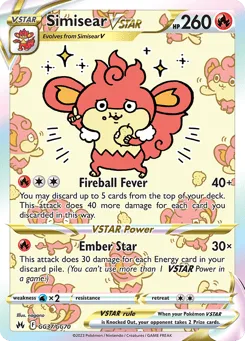 Simisear VSTAR GG37/GG70 Crown Zenith Galarian Gallery