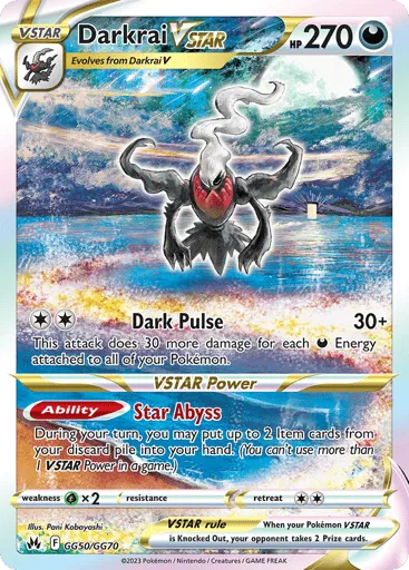 Darkrai VSTAR GG50/GG70 Crown Zenith Galarian Gallery