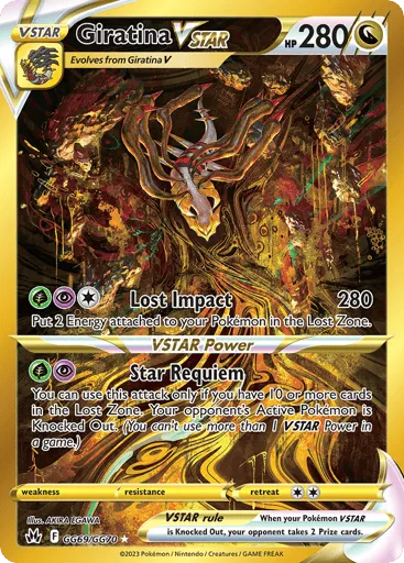 Giratina VSTAR GG69/GG70 Crown Zenith Galarian Gallery