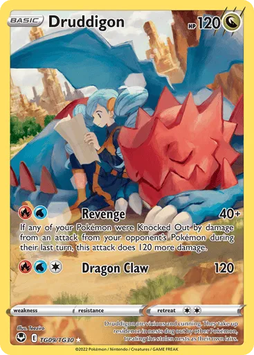 Druddigon TG09/TG30 Silver Tempest Trainer Gallery