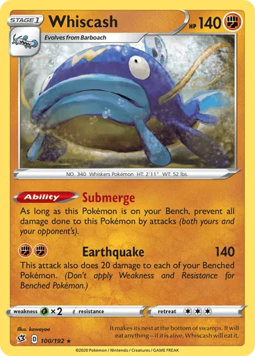 Whiscash 100/192 Rebel Clash