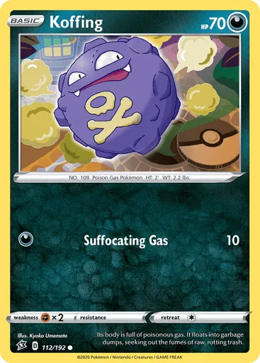 Koffing 112/192 Rebel Clash