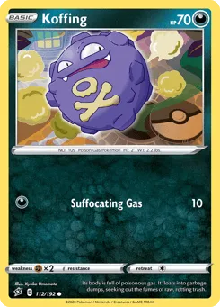 Koffing 112/192 Rebel Clash