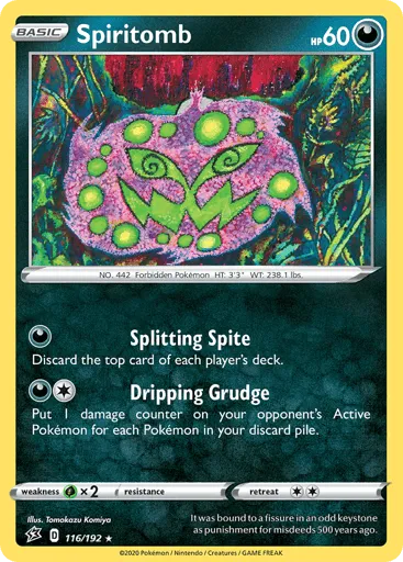 Spiritomb 116/192 Rebel Clash