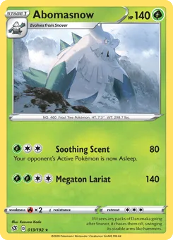 Abomasnow 013/192 Rebel Clash