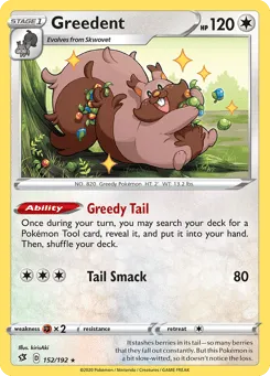 Greedent 152/192 Rebel Clash
