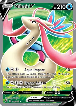 Milotic V 179/192 Rebel Clash