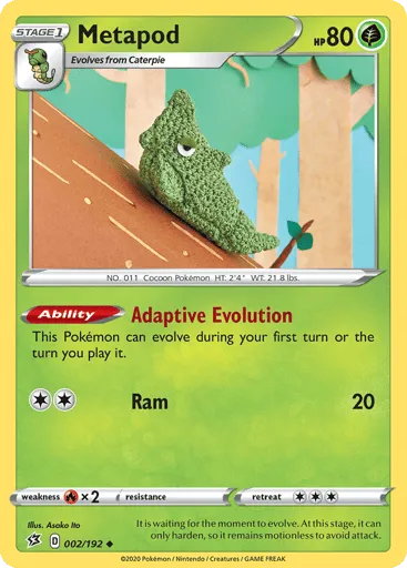 Metapod 002/192 Rebel Clash