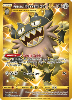Galarian Perrserker 205/192 Rebel Clash