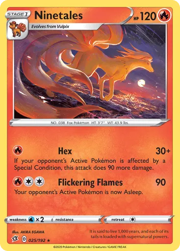 Ninetales 025/192 Rebel Clash